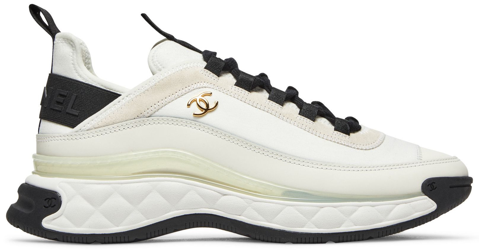 Buy Chanel Wmns Velvet Calfskin & Mixed Fibers Sneaker 'Ivory' - G35617 Y53646 10800 | GOAT | GOAT