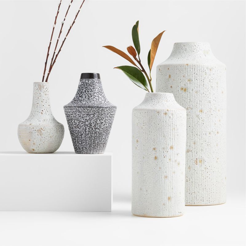Ema Ceramic Vases | Crate and Barrel | Crate & Barrel