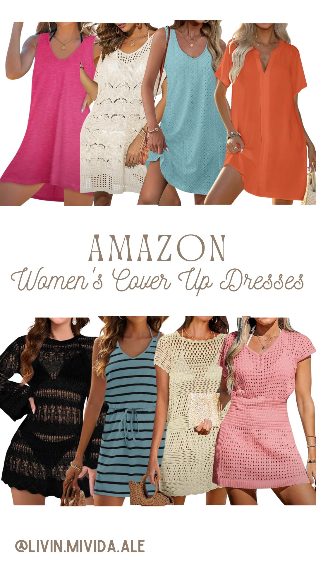 Women's cover up dresses 🏝

#coverup #dresses #beachday #poolday 

#LTKStyleTip #LTKTravel #LTKSeasonal