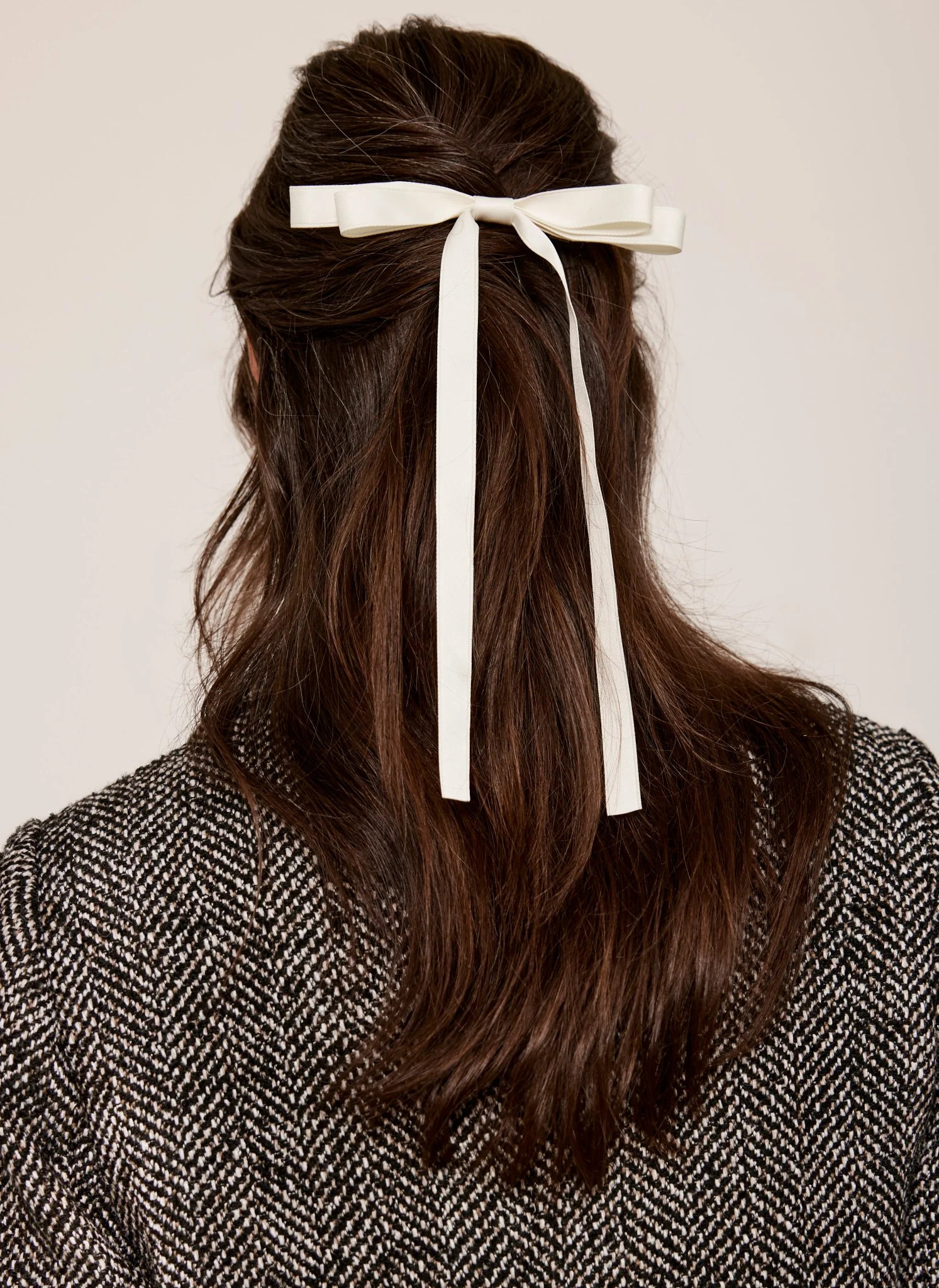 Cream Bow Hair Clip | Mint Velvet
