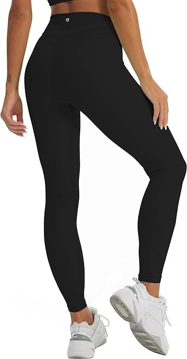 TomTiger Women's Yoga Pants 7/8 High Waisted Workout Yoga Leggings for Women Butt Lifting Tummy C... | Amazon (US)
