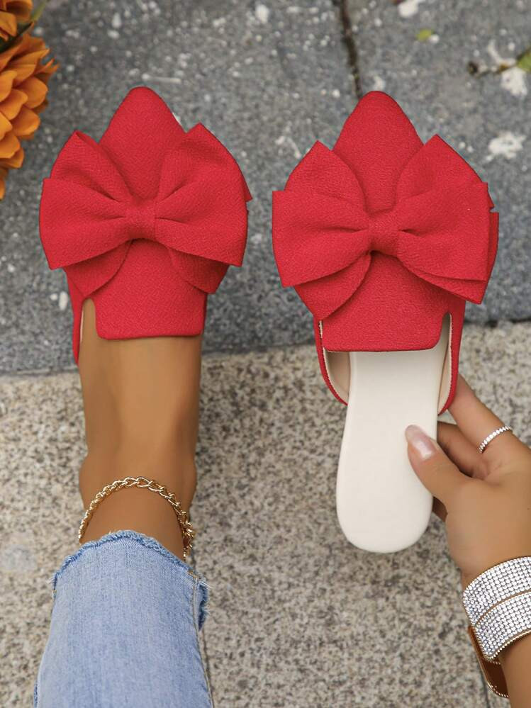 Fashion Pointed Toe Slip-On Flats For Women, Fit Size 35-45, Suitable For Spring, Summer And Autu... | SHEIN