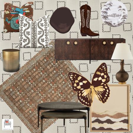 Inspired by one of Benjamin Moore’s 2023 Color Predictions, we’re loving the shade “Wenge” and it’s moody possibilities for your home decor! This one is a great anchor to layer more color on top. Don’t be afraid to play with this one and find the colors that compliment it.#StayCurrant

#LTKhome #LTKSeasonal