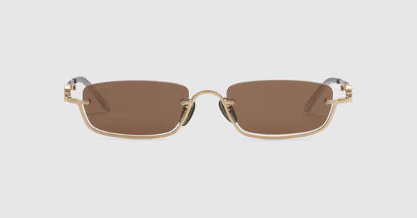 Rectangular-frame sunglasses | Gucci (UK)
