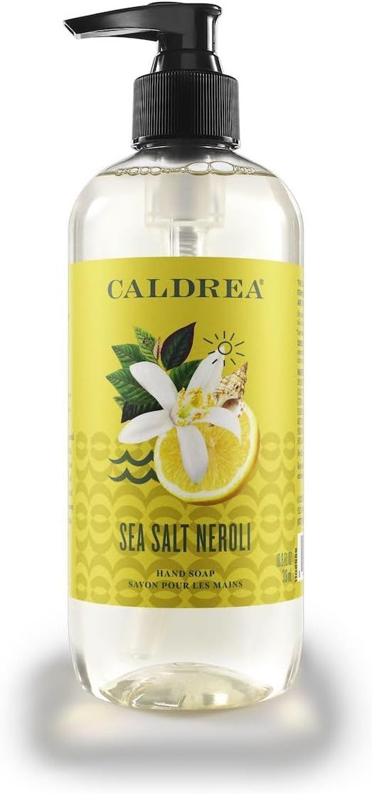 Caldrea Hand Wash Soap, Aloe Vera Gel, Olive Oil and Essential Oils to Cleanse and Condition, Sea... | Amazon (US)