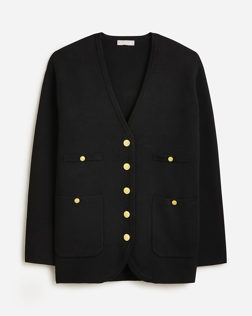 Long V-neck sweater blazer | J. Crew US