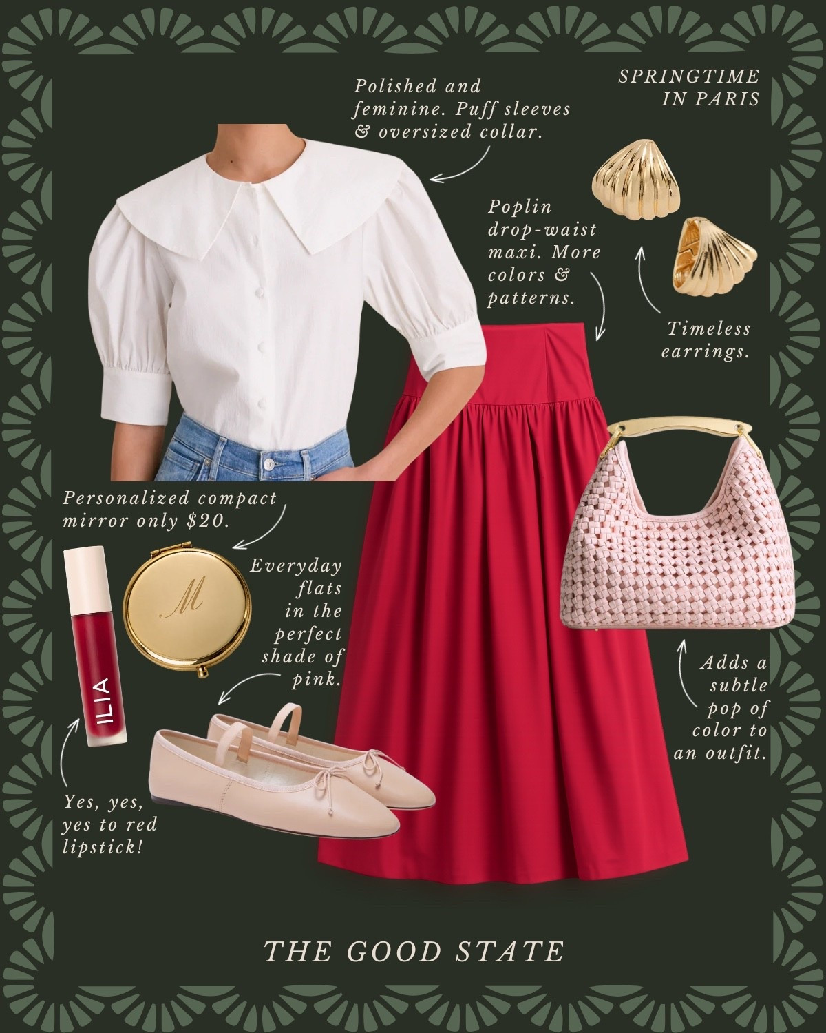 This is for the Springtime girlies. For the ones dreaming of sunny days, warmth on their skin, flowers blooming and a cool breeze. This is for the ones dreaming of mornings drenched in golden light as they sit at a cute little bistro table. Mornings with endless flaky croissants, one too many espressos and hours spent at colorful farmers markets (with their Sezane tote of course!!) and at Marché aux Puces de Saint-Ouen. 

This collection is for those with a quiet, but refined style. Classic and effortless. Those who value longevity and sustainability above what’s trending. This is for the ladies who always reach for their well-worn trench coat. The ones who know you can never have too many neck scarves. This is for the ones who love striped knits, tailored trousers, leather flats and maybe even a pop of red lipstick.

This is for those who dream of days lingering in the parking lot for a Sunday picnic. The ones who savor slow walks through the gardens. This is for the ladies lingering a littler longer as the candles flickers at the dinner table. For the ones who romanticize everyday moments. This is for you✨


#LTKActive #LTKSaleAlert #LTKootd