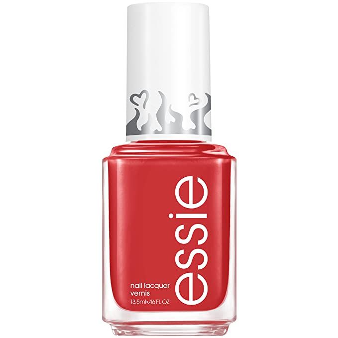 Essie Salon-Quality Nail Polish, 8-free Vegan, Valentines Day 2023 collection, Coral, Burning Lov... | Amazon (US)