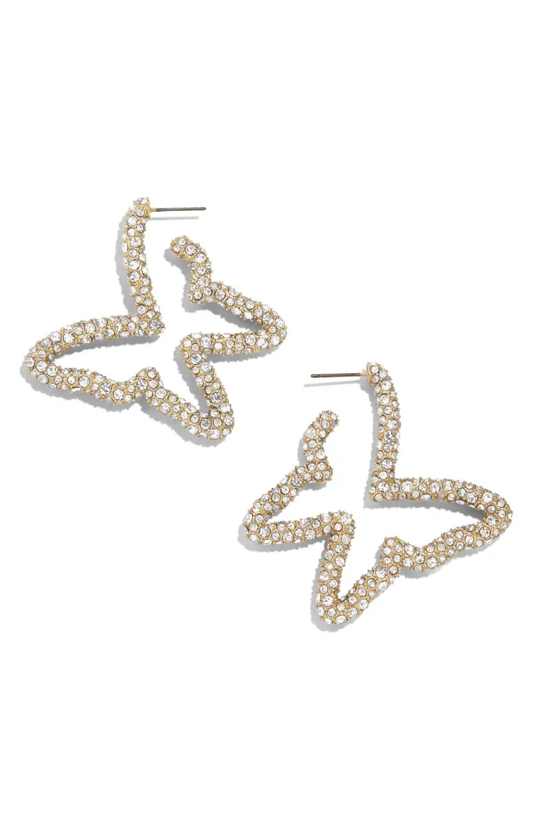 Gossamer Pavé Hoop Earrings | Nordstrom