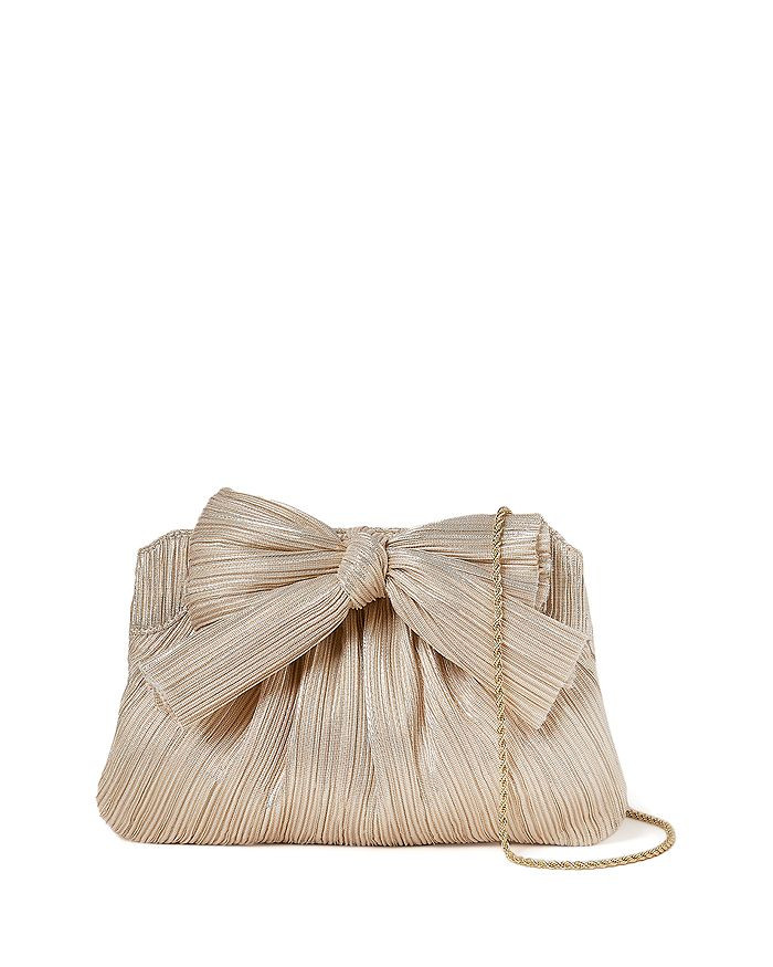 Rayne Small Pleated Bow Frame Clutch | Bloomingdale's (US)