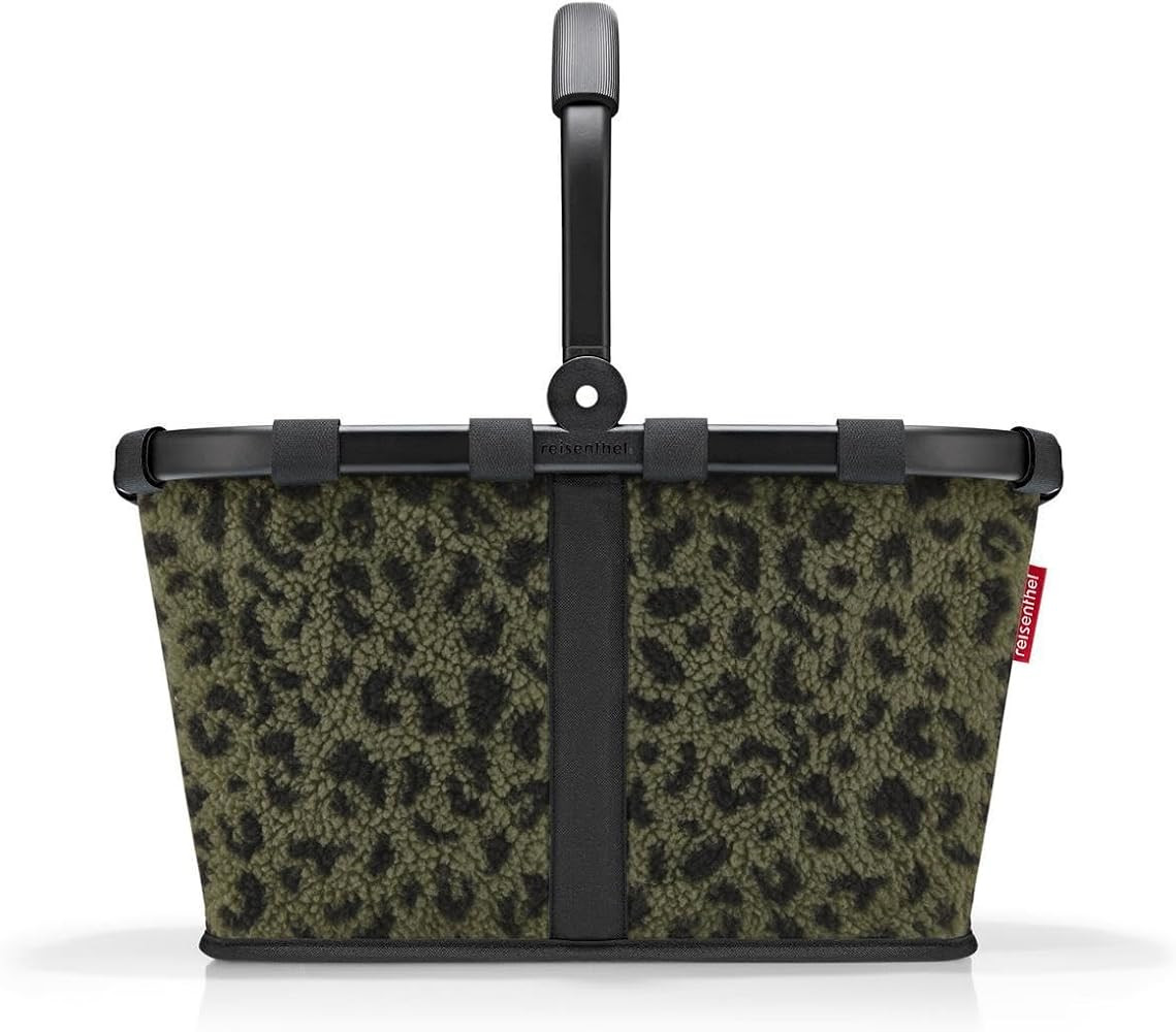 reisenthel Carrybag Teddy Leo Olive - Sturdy Shopping Basket with Lots of Storage Space and Pract... | Amazon (DE)