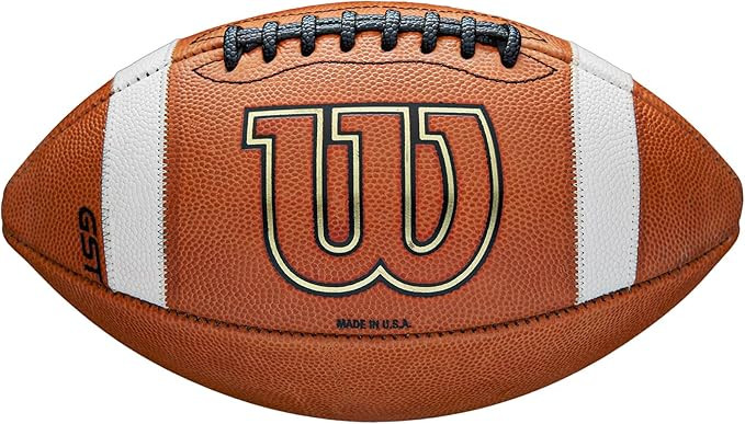 WILSON GST Leather Game Football - Official | Amazon (US)