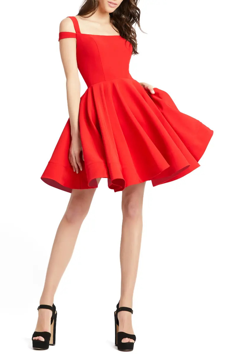 Cold Shoulder Cocktail Dress | Nordstrom