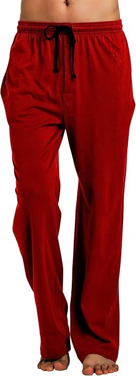 CYZ Men's 100% Cotton Jersey Knit Pajama Pants/Lounge Pants | Amazon (US)