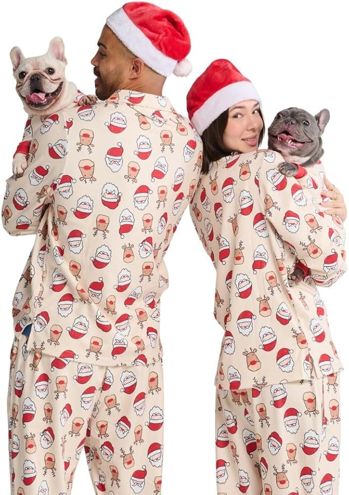Spark Paws Christmas Matching Dog and Owner Pajama Top, Festive Holiday Family Outfit Sets | Amazon (US)