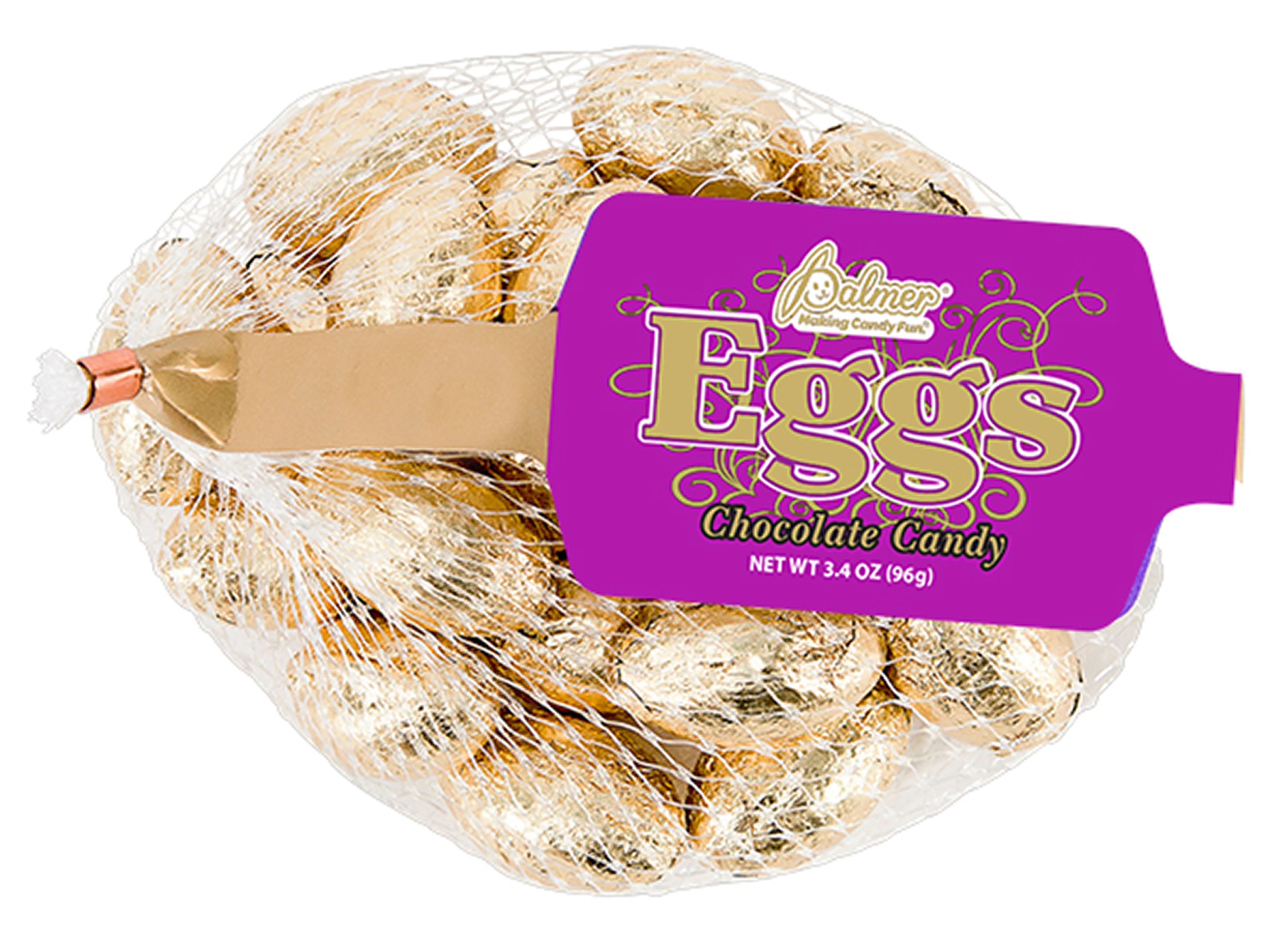 R.M. Palmer, Gold Chocolate Easter Eggs Mesh Bag, 3.4 oz | Walmart (US)