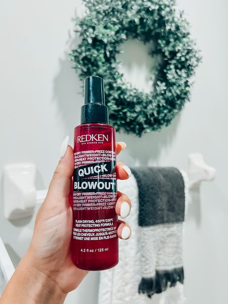 Hair wash day — MUST HAVE! this redkin quick blowout ! Makes hair dryer faster when blow drying, leaving super soft and silky. Also work great with extensions and speeding up the process of drying. This is another BUY AGAIN for me!! 

#LTKbeauty #LTKunder50 #LTKFind