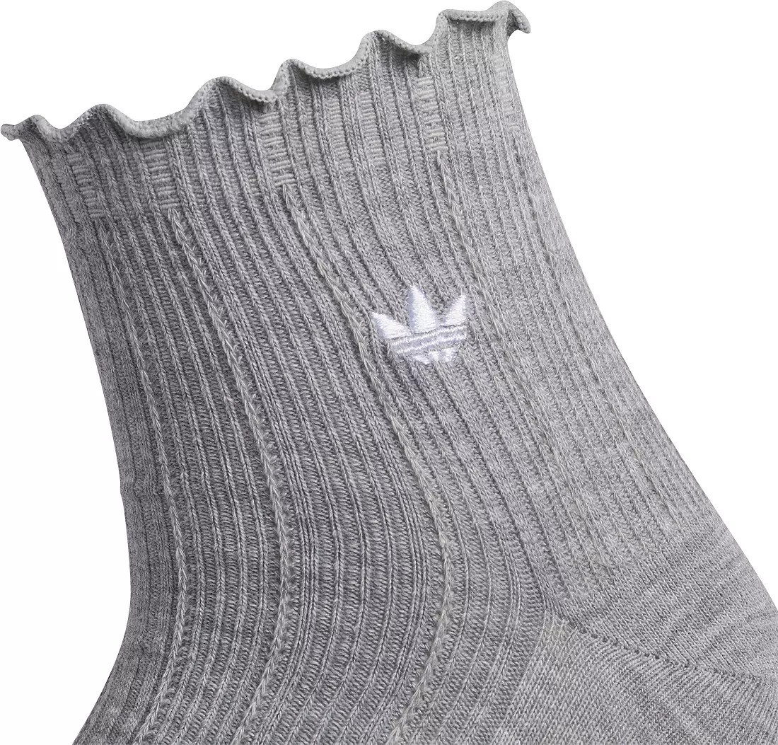adidas Original's Ruffle Quarter Socks - 3 Pack | DICK'S Sporting Goods
