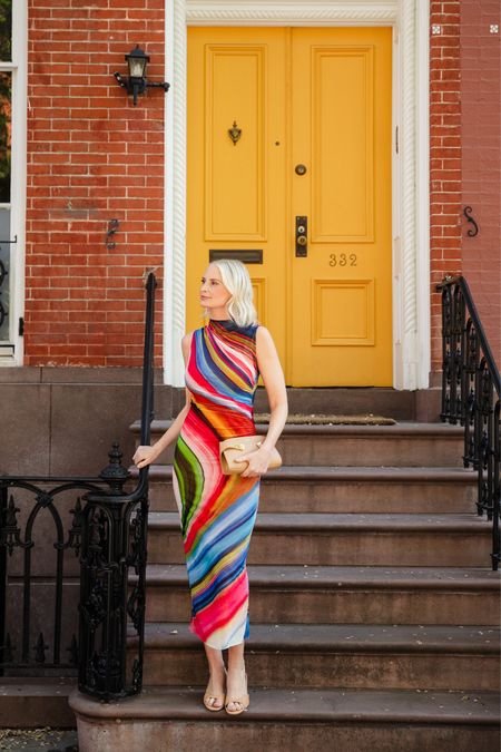 New from @nordstrom 🌈 shop this and more colorful summer styles below! #nordstrom #nordstrompartner 

I’m wearing a small in this dress! PS: it is SO comfortable!! Stretchy mesh 🙌🏻

#LTKStyleTip #LTKItBag #LTKParties