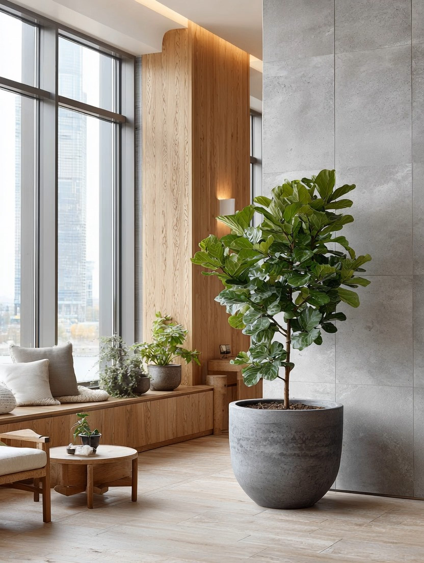 Modern homes are no longer styled only with furniture. They are styled with presence.

An oversized indoor tree instantly changes the feeling of a room. It softens clean architectural lines, adds natural movement, and brings life into spaces that can otherwise feel flat or unfinished. This is why indoor trees have become one of the defining statement pieces in modern home decor.

If you have an empty corner, a large window area, or even a quiet space beside a sofa or console, this is your sign to go bigger. Don’t be afraid of scale. The most beautiful interiors almost always include one bold grounding piece that anchors the room naturally.

A fiddle leaf fig tree like this creates height, texture, and that calm designer-inspired atmosphere people instantly notice. If your ceilings allow for it, go nearly ceiling height. And if the space is smaller, even three-quarters of the wall height creates a beautiful visual balance.

The planter matters just as much as the tree itself. Gray concrete, matte black, soft white, or textured stone planters keep the look modern, elevated, and timeless while allowing the greenery to remain the focal point.

We’ve curated multiple indoor tree options in different heights along with modern planters so you can create the version that fits your home best. Because great design is often about one thoughtful statement piece.

#HomeDecor #IndoorTrees #ModernInteriors #ElegantAndDriven 

 #LTKHome