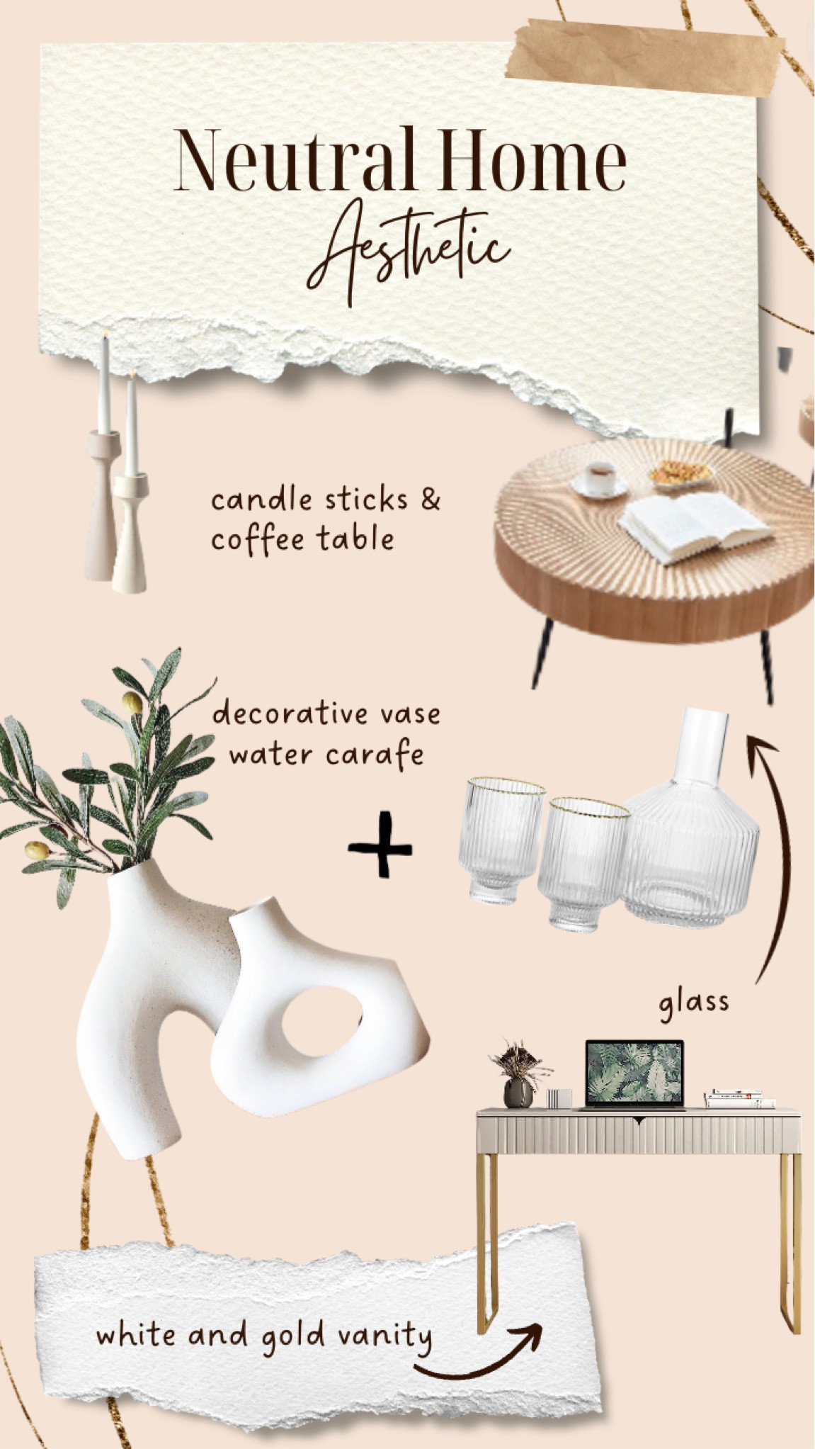 Aesthetic neutral home vibes

#LTKhome #LTKunder100 #LTKunder50