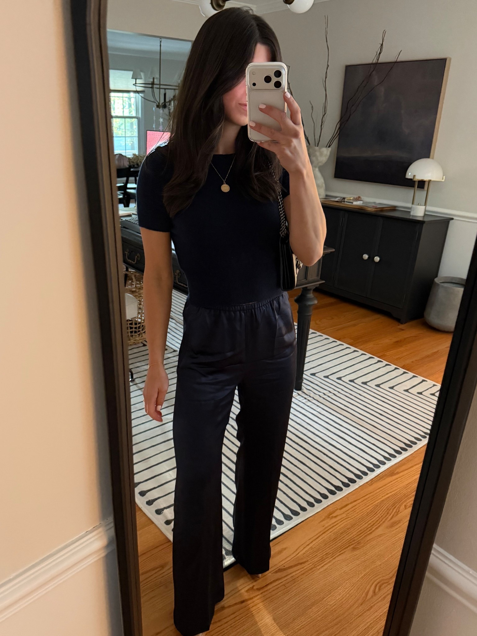 Outfit of the night, silk pants outfit for fall 

#LTKStyleTip #LTKSeasonal #LTKFindsUnder100