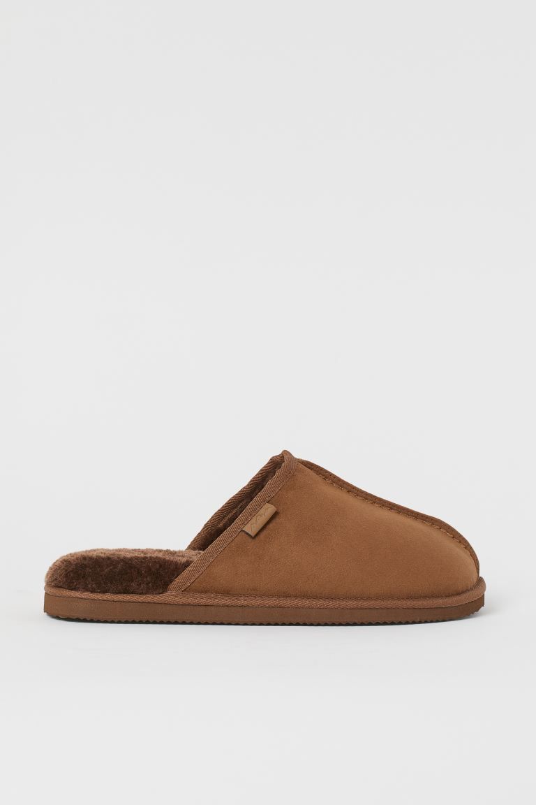 Faux Shearling-lined Slippers | H&M (US)