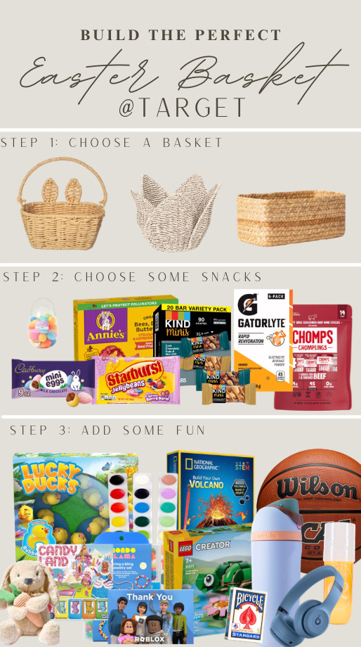 How to build the perfect Easter basket from Target 🐣

Choose a cute basket

Add Easter candy and snack packs

Finish with toys, games, or fun surprises

Sharing all the Target finds that make Easter baskets easy this year.

#LTKHome #LTKFamily #LTKFinds #TargetFinds #TargetEaster #EasterBasket #EasterBasketIdeas #EasterGifts #EasterCandy #HolidayIdeas #SpringHoliday #GiftIdeas 

 