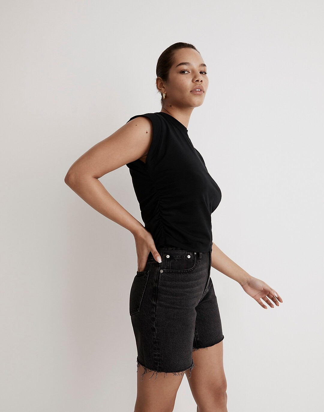 Side-Cinch Muscle Tee | Madewell