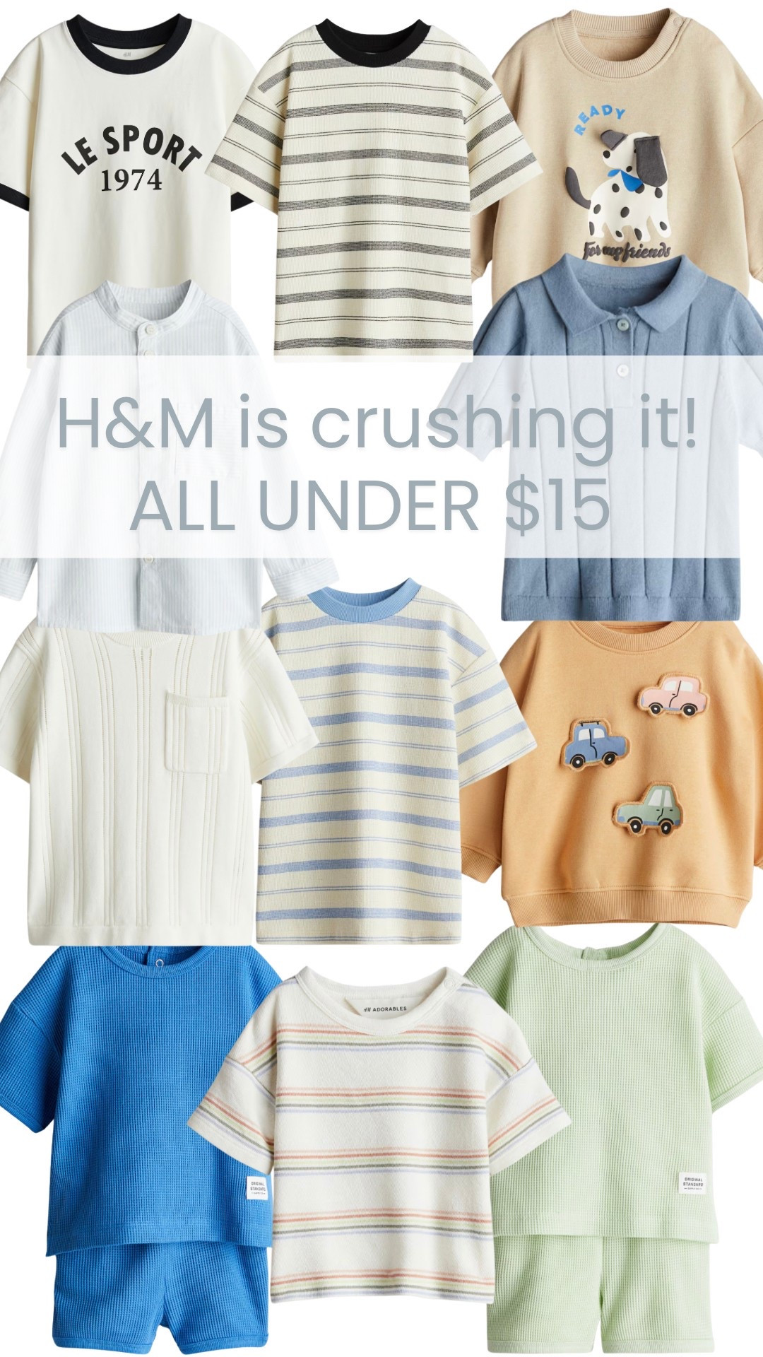 H&amp;M has such cute and affordable clothes this season! All on sale starting at 15% off $60! 

#LTKFindsUnder50 #LTKKids #LTKSpringSale