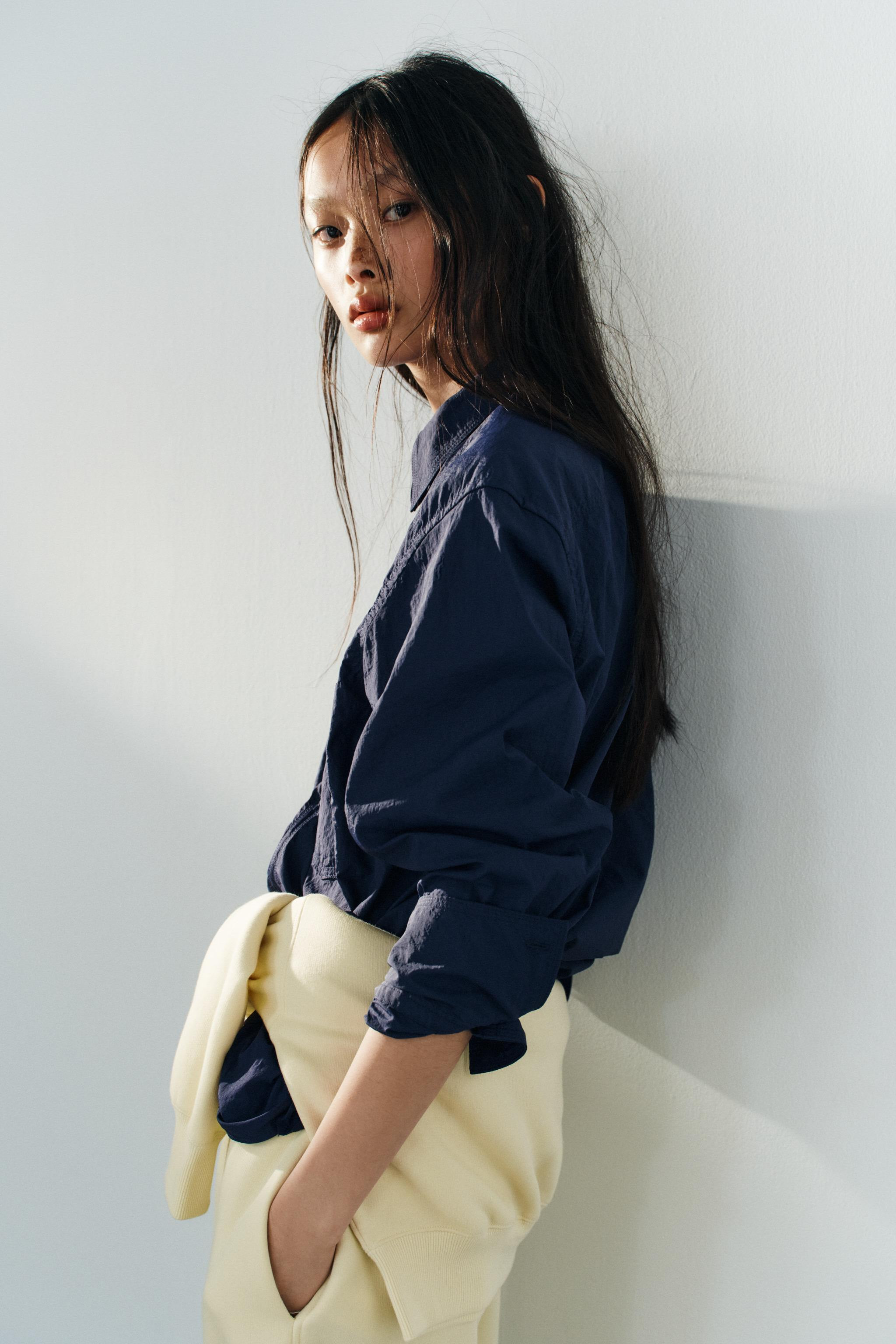 TECHNICAL FABRIC ZIP SHIRT | Zara US