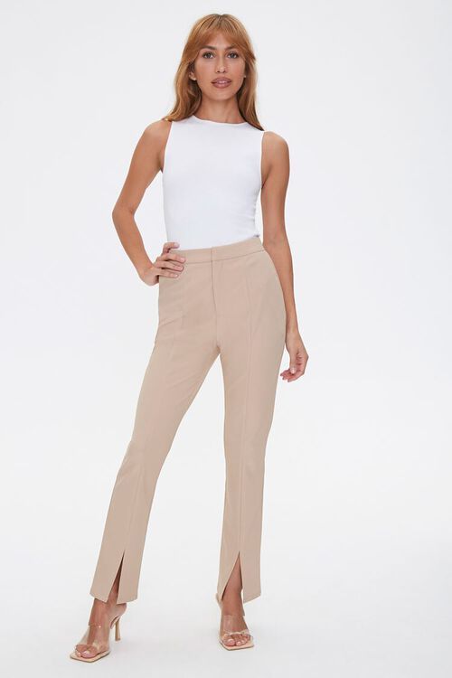 Darted Split Flare Pants | Forever 21 (US)