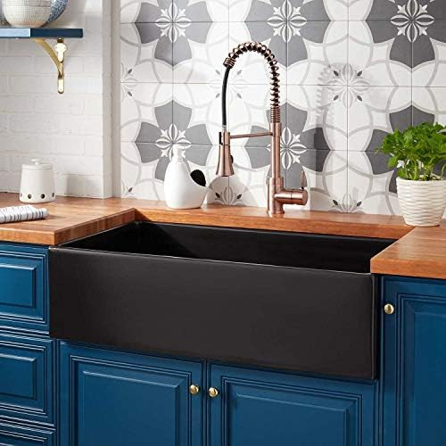 Signature Hardware 433919-33 Torun 33" Farmhouse Single Basin Fireclay Kitchen Sink | Amazon (US)