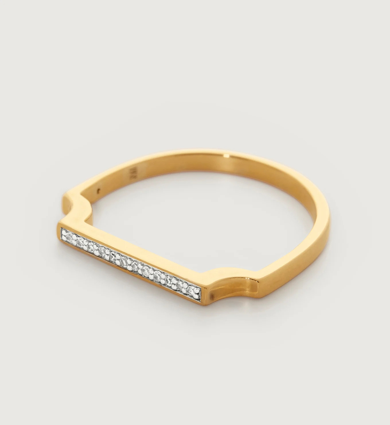 Signature Diamond Slim Ring | Monica Vinader (Global)