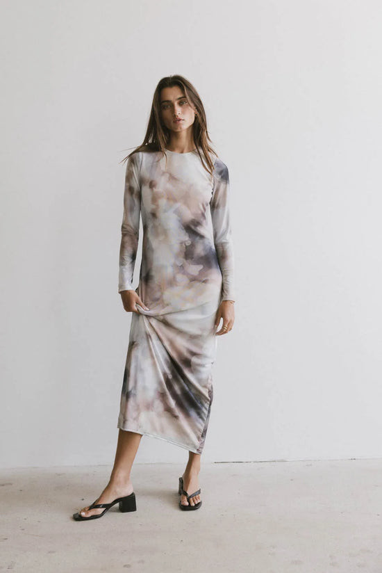 Jamie Watercolor Bodycon Dress | Böhme US