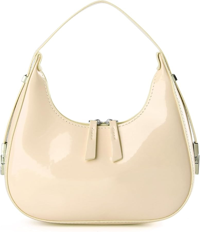 Didida Y2K Moon Bag Women's Crescent Shoulder Bag Retro Handbags Top Handle Patent Leather Cute S... | Amazon (CA)