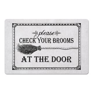 Check Your Brooms At The Door Floor Mat | Michaels Stores