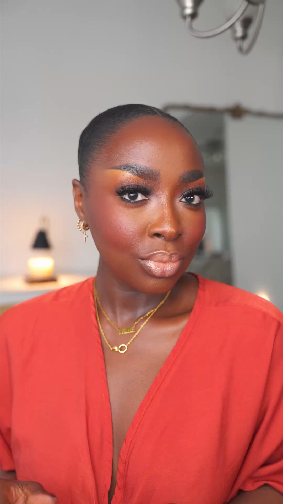 Wait, I love my makeup in this video, but I wonder if I should bring back these nails! The tortoise is so cute and these are press on Nails. Do you love? #PressOnNails #Nails #Nailinspo #Makeup #MakeupTutorial #MakeupForDarkSkin