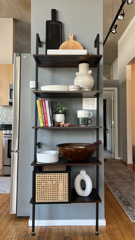 Kitchen shelving for extra storage space. Screws into wall for support. 

#LTKhome