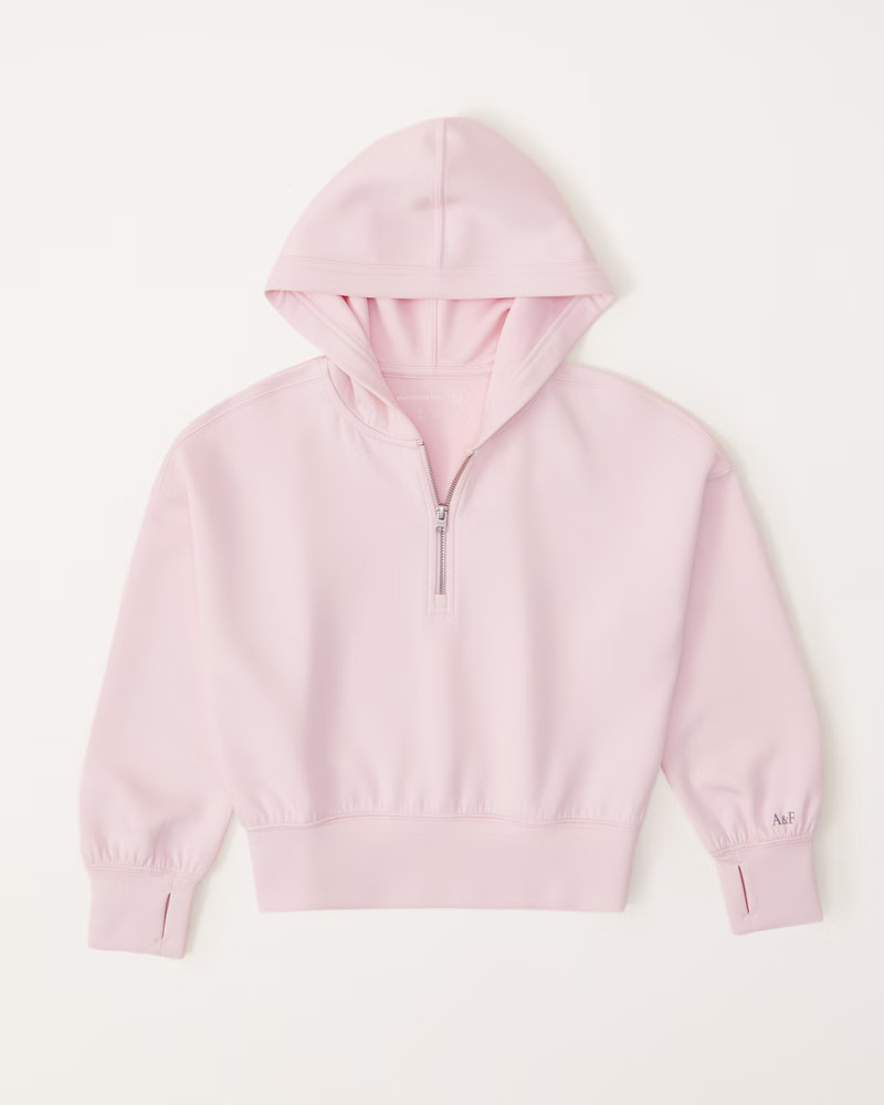 neoknit active quarter-zip hoodie | Abercrombie & Fitch (US)