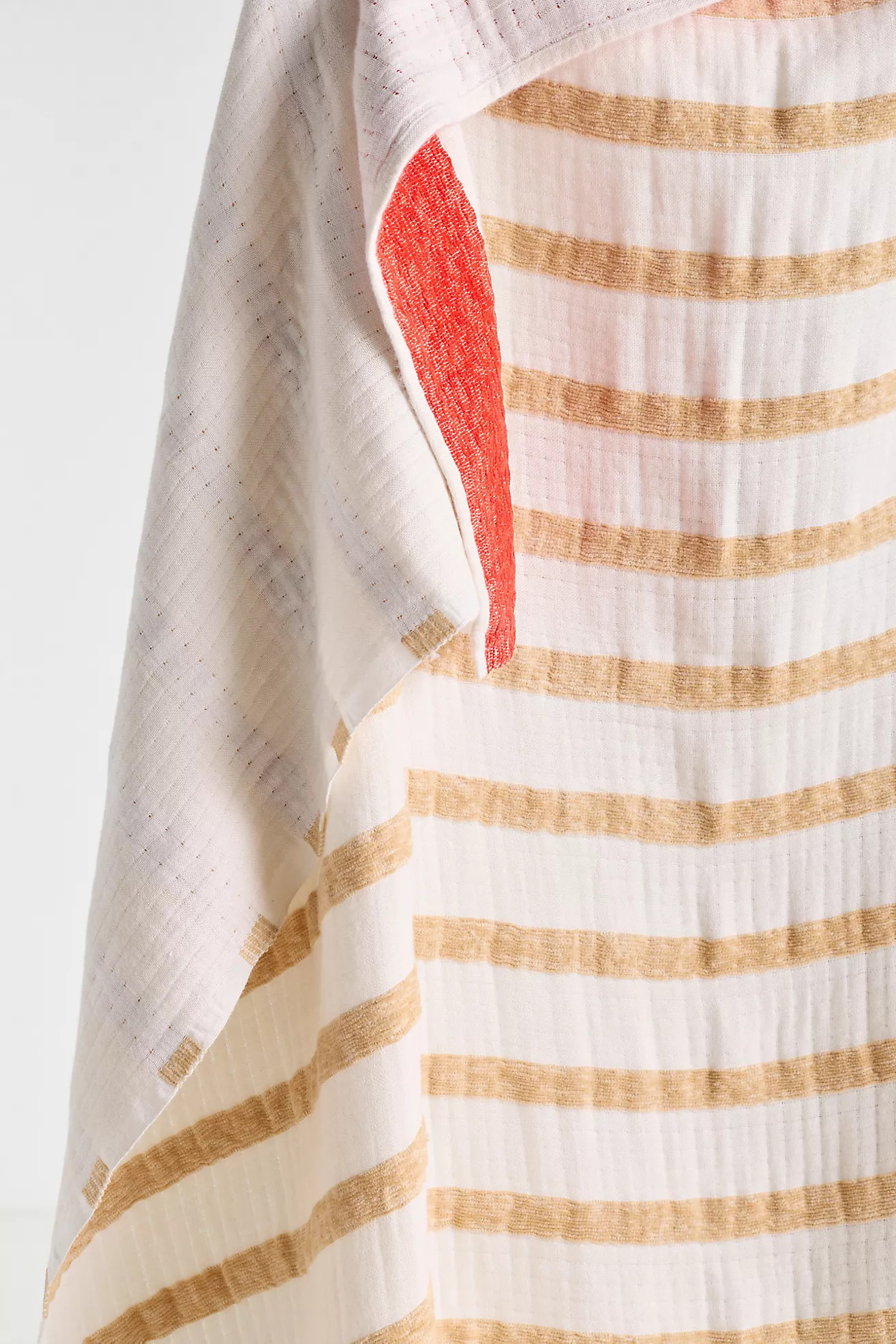 Sailor Cotton Printed Stripe Throw Blanket | Anthropologie (US)