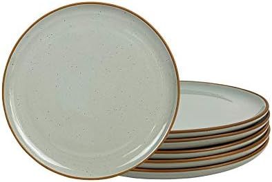 Mora Ceramic Dinner Plates Set of 6, 10 inch Dish Set - Microwave, Oven, and Dishwasher Safe, Scratc | Amazon (US)