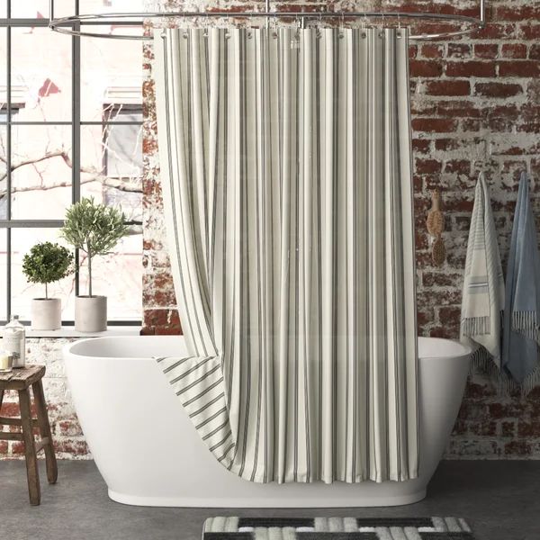 Gallup Stripe Shower Curtain | Wayfair North America