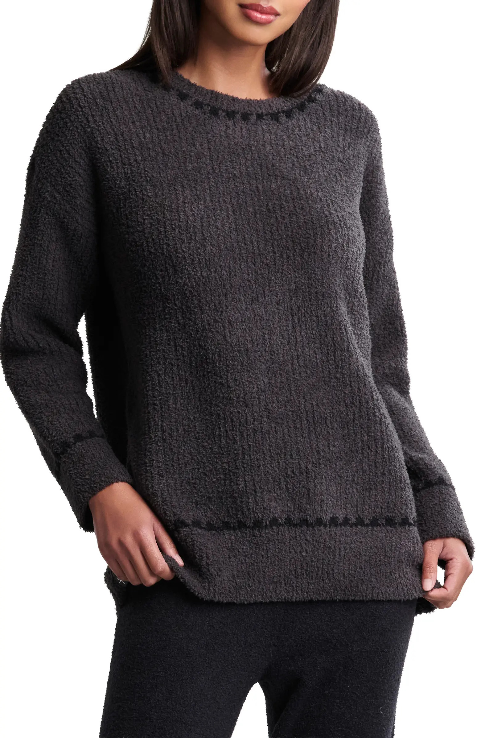 CozyChic® Oversize Rib Crewneck Sweater | Nordstrom