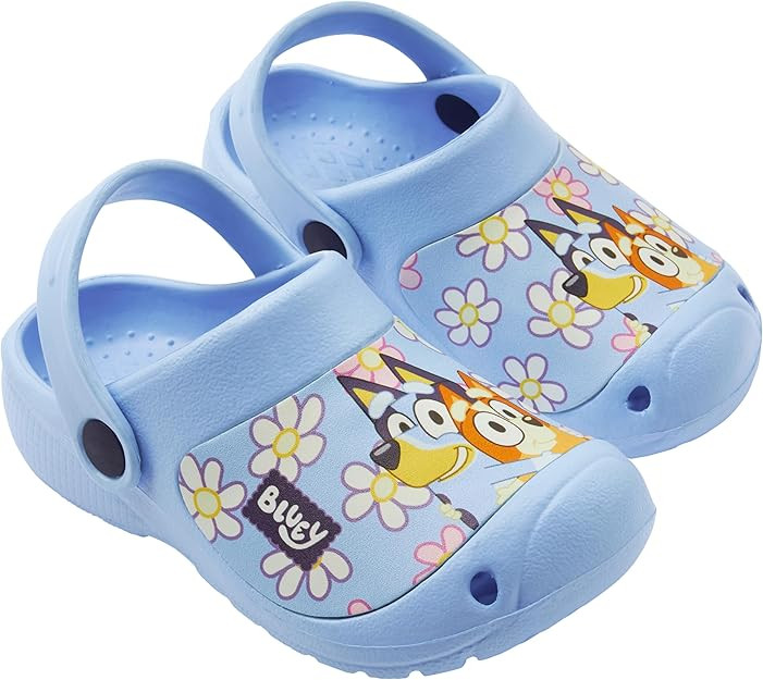 Bluey Clogs for Kids Cute Toddler Garden Shoes Slip On with Ankle Strap Indoor Outdoor Sandals Ho... | Amazon (US)