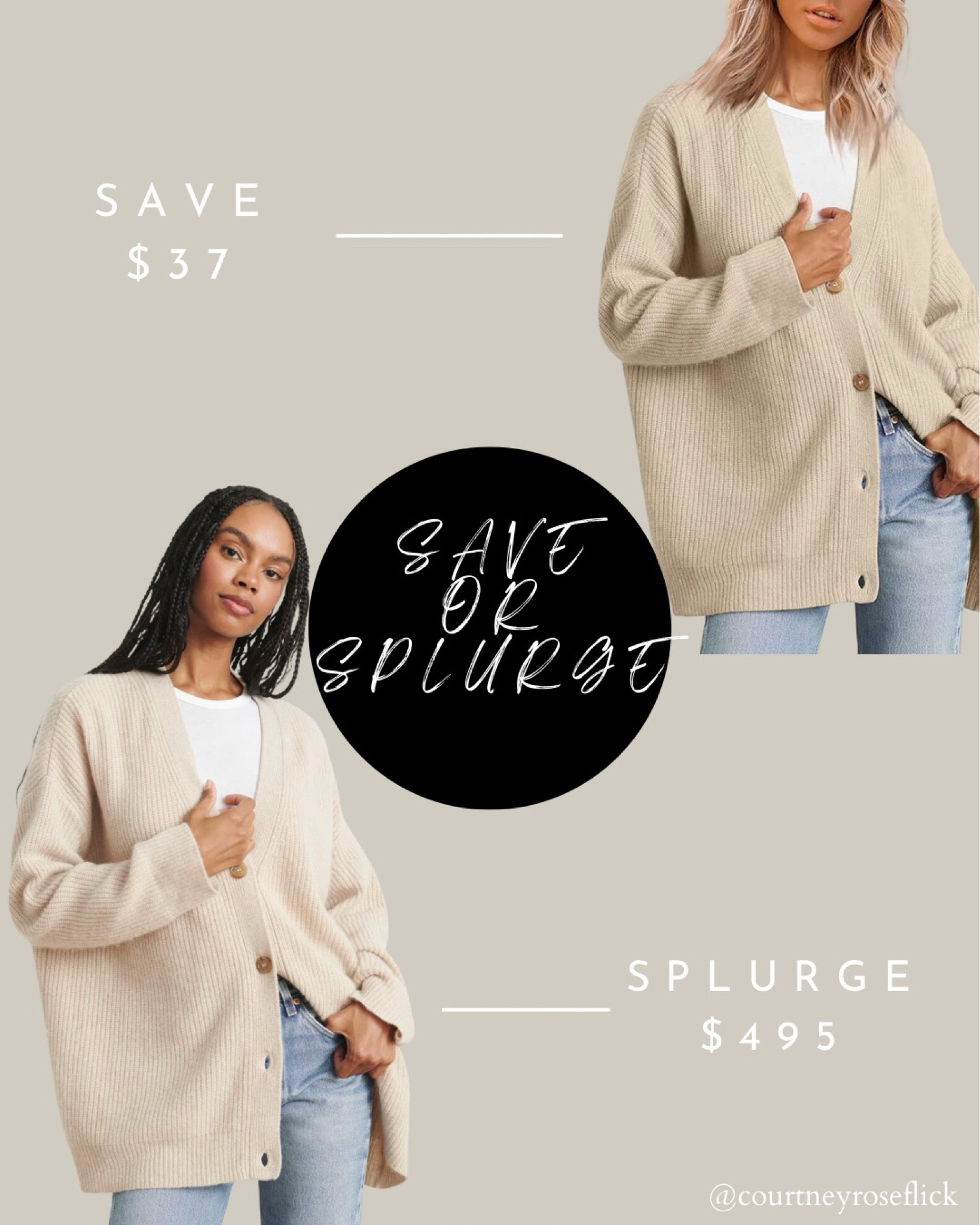 Save or splurge options for this cute oversized cardigan! Perfect for spring! 

Spring fashion, oversized, cardigan, Amazon fashionn

#LTKstyletip #LTKSeasonal #LTKfindsunder50