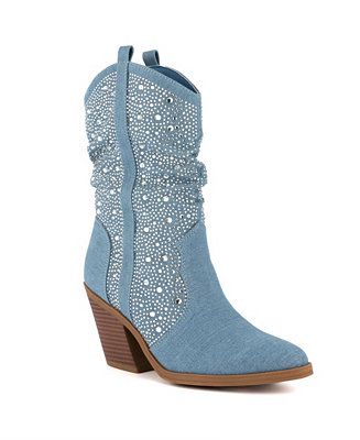 Women's Kassandra 2 Narrow Calf Embellished Western Boots | Macy's
