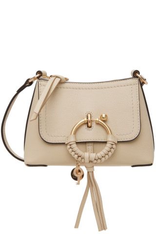 Beige Mini Joan Bag | SSENSE