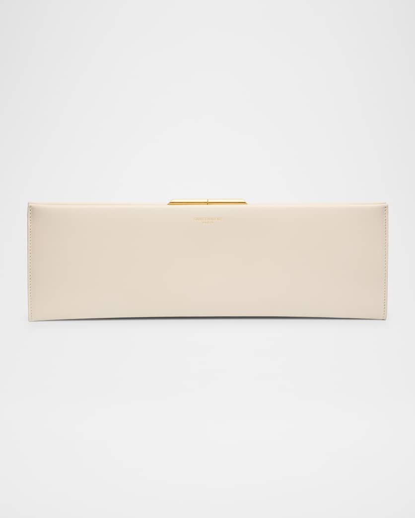 Midnight Large Pochette Clutch Bag in Leather | Neiman Marcus