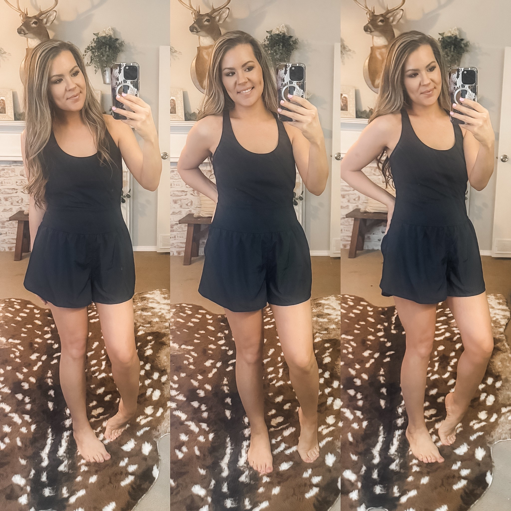 I am loving the athletic wear at Walmart! This athletic romper has a built in bra and is butter-soft! It is perfect for on the go errands, day at the ballpark or simply for working out! 

#LTKActive #LTKStyleTip #LTKFindsUnder50